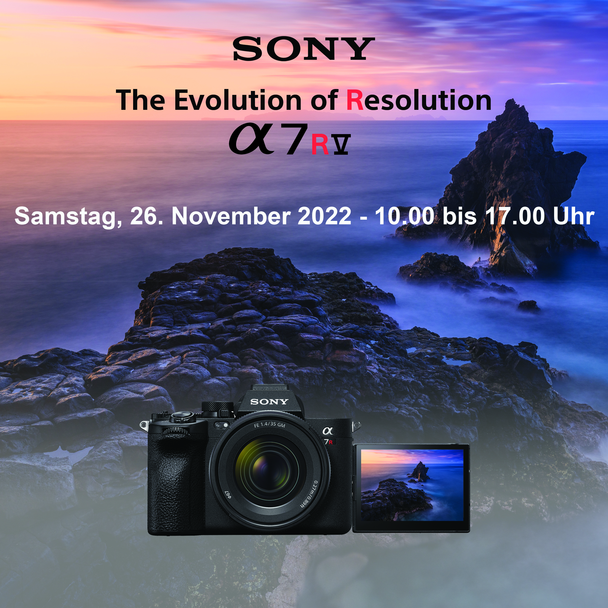 Sony A7R V Roadshow - Samstag, 26. November 2022