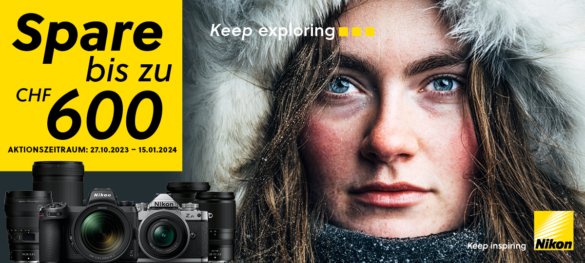 Nikon Winter Sofort-Rabatt bis 15. Januar 2024